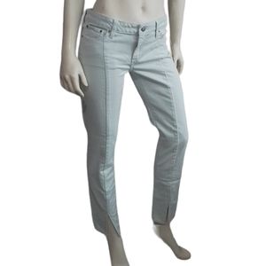 NEW Lucky Brand Ankle Length Curve Fit Lolita Skinny Light Green Jeans Size 2/26